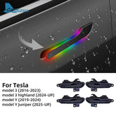 Newest 7th Wireless Auto Door Handle for Tesla Model Y Juniper 2025-2020 Model 3 Highland 2017-2024 Auto Presenting Welcome Mode